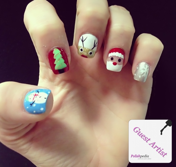 Christmas Character Nails