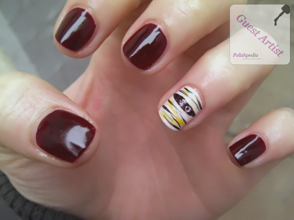 Halloween Mummy Nails