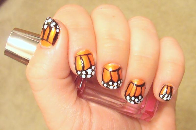 nail butterfly