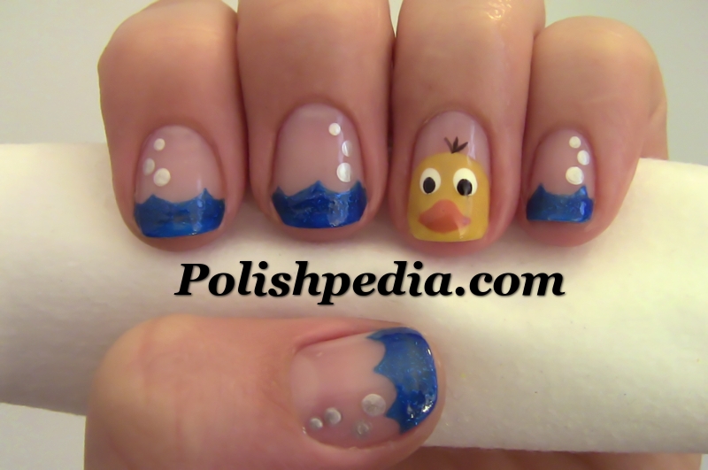 Rubber Ducky Nail Art