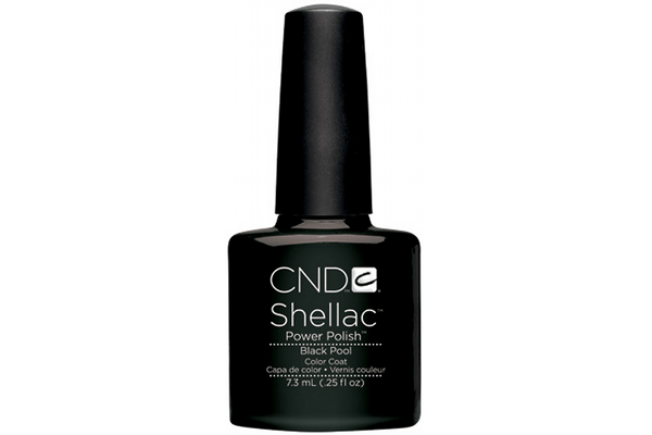 Black Pool Shellac Nail Polish