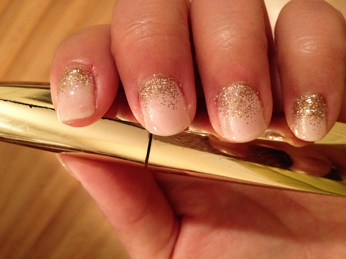 Glitter Faded Nails Polishpedia Nail Art Guide Shellac Glitter Faded Nails