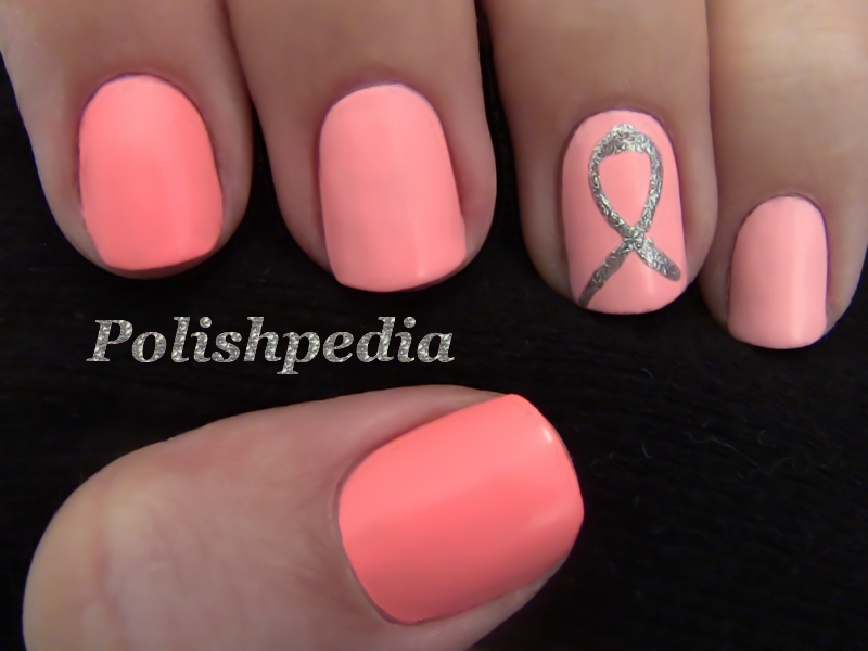 Ombre Nails for Breast Cancer Awareness