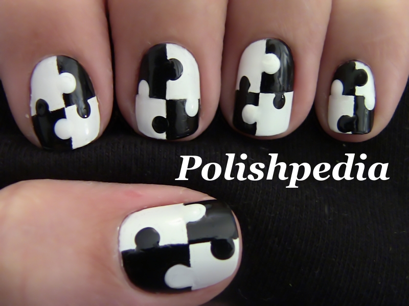 Puzzle Nail Art