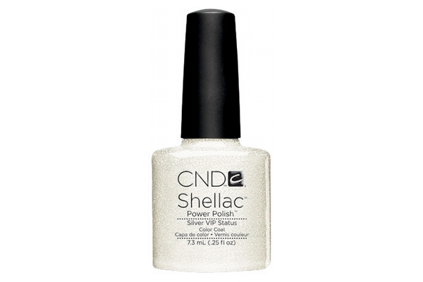 Silver VIP Status Shellac Nail Polish