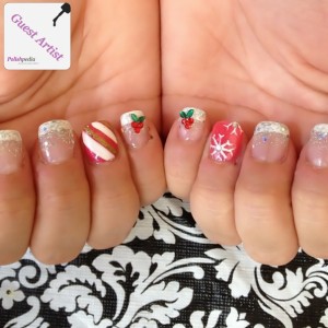 Holly Jolly Christmas Nails | Polishpedia: Nail Art | Nail Guide