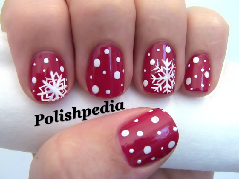 Snowflake Nail Art Images